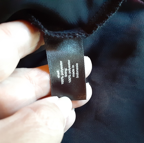 Lane bryant black floral blouse 14/16 - Picture 5 of 5